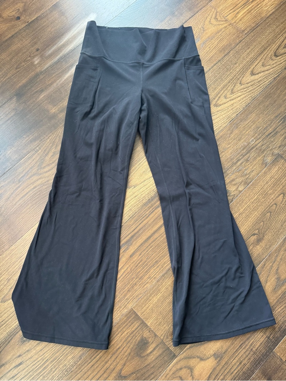 Athleta Black Boot-Cut Active Flare Pants